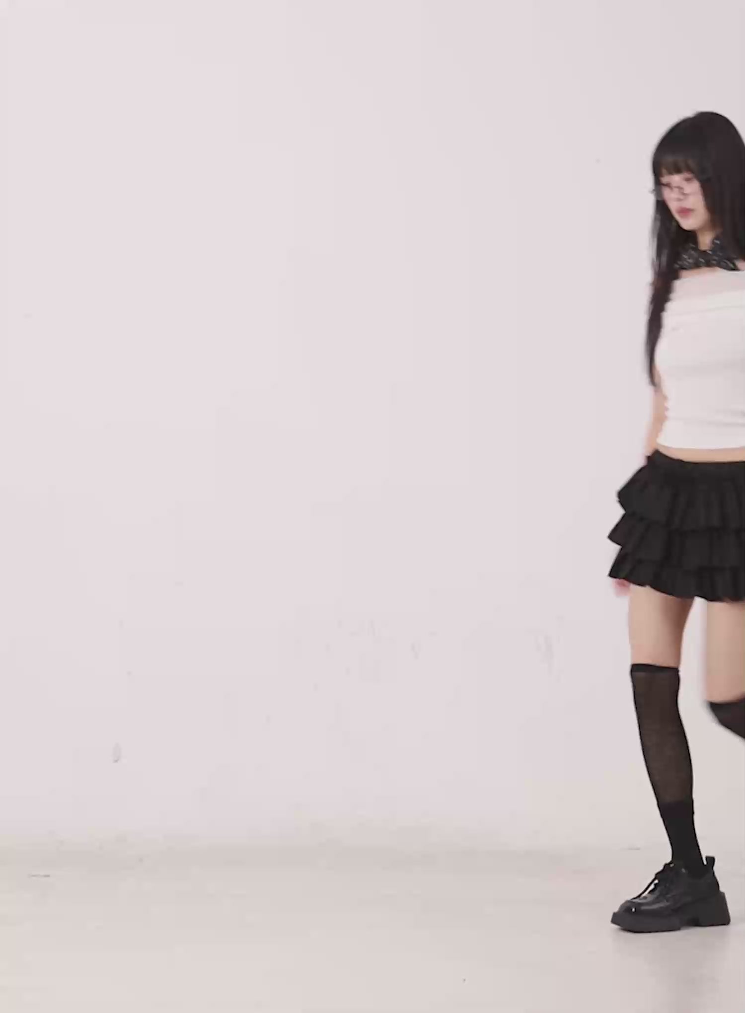 Tiered Stripe Mini Skirt CG507